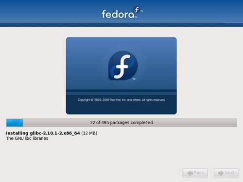 Fedora 11 - Package Installation