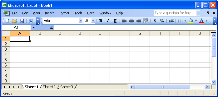 C1 New Excel File